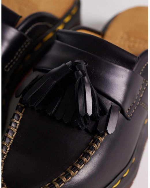 Dr. Martens Black Adrian Tassel Mule