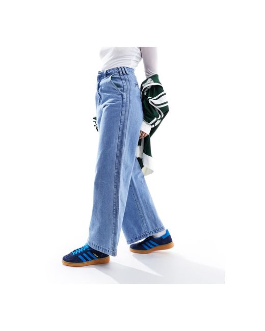 Adidas Originals Blue X Ksenia Schnaider Three Stripe Jeans