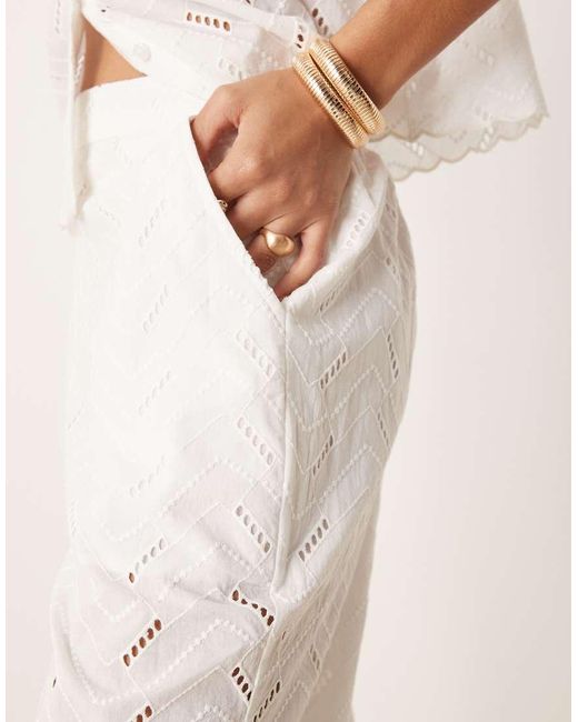 ASOS Natural Relaxed Trousers