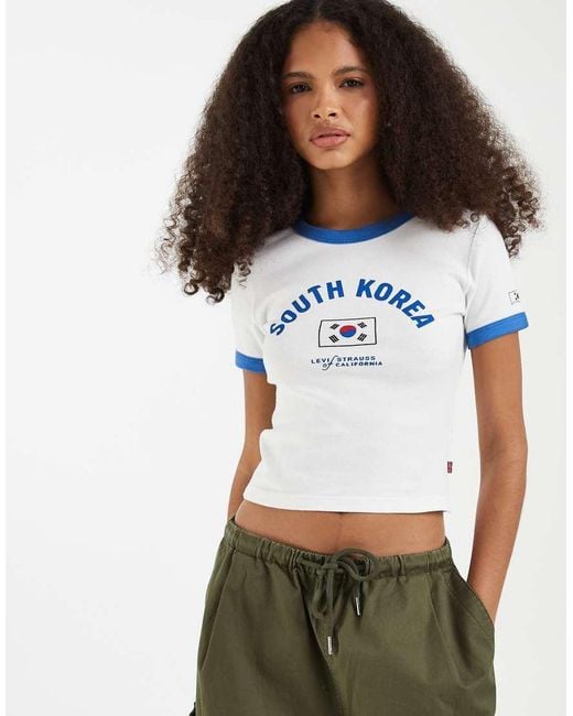 Levi's Blue South Korea Mini Ringer T-shirt