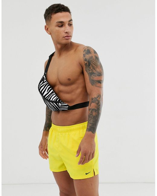 Nike Synthetic Nike Swim Super Short Swim Shorts in Yellow for Men | Lyst  Australia