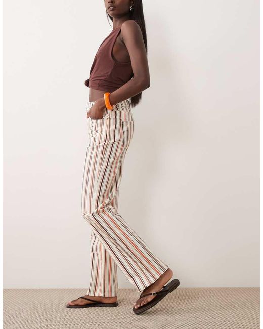 ASOS Natural Asos Deisgn Straight Jeans