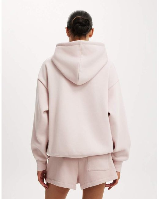 Cotton On Natural Premium Oversized Hoodie