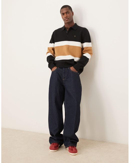 Calvin Klein – strickpullover in Black für Herren