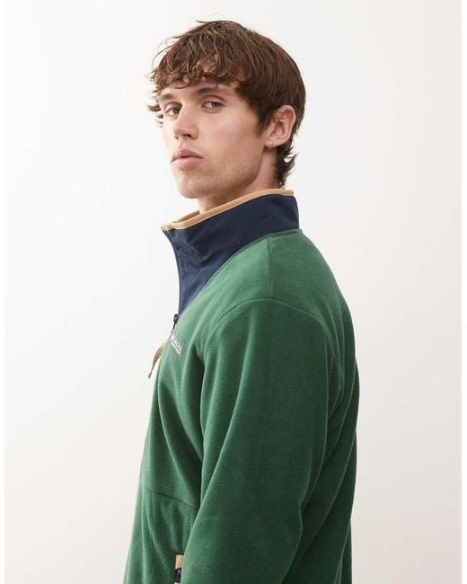 Columbia Green Sequoia Grove Half Zip Fleece for men