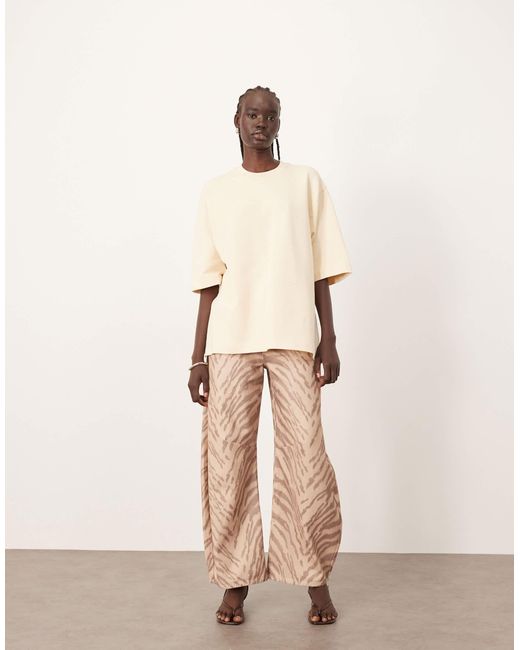 ARRANGE Natural Seam Detail Heavy Weight Oversized T-shirt