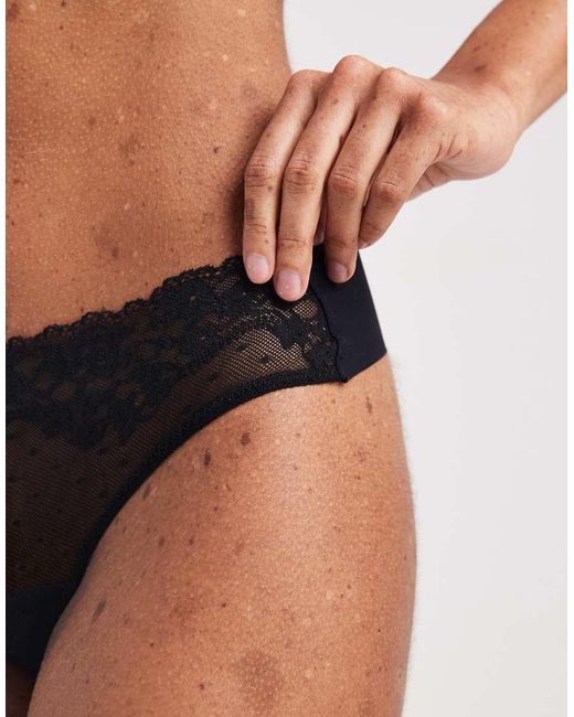 Commando Black Thong