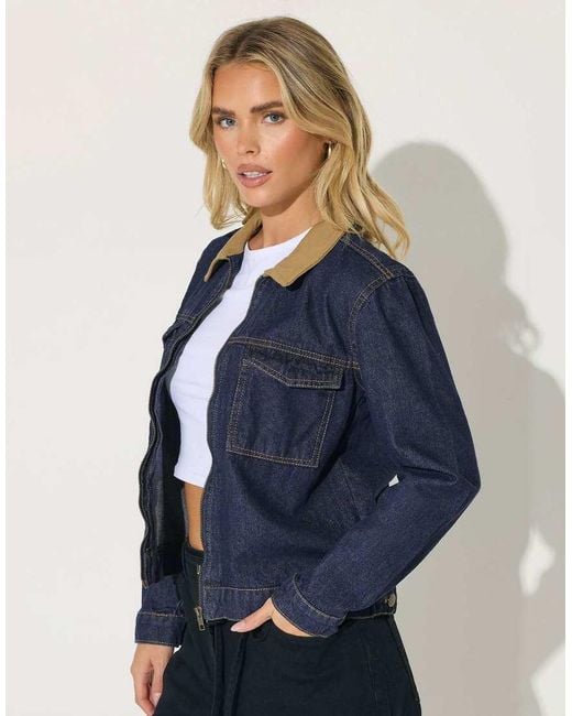 PixieGirl Blue Petite Denim Trucker Jacket