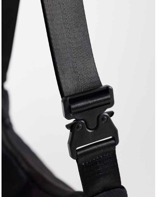 ASOS Black Nylon Crossbody Bag for men