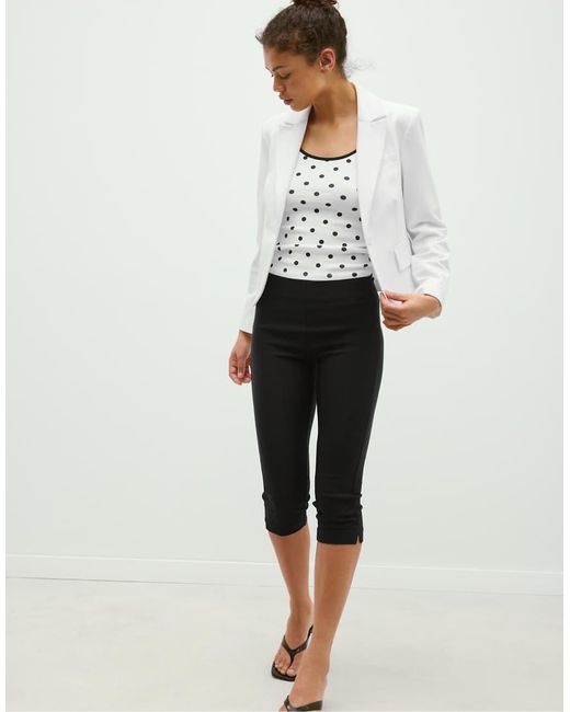 Stradivarius Korte Blazer in het Natural