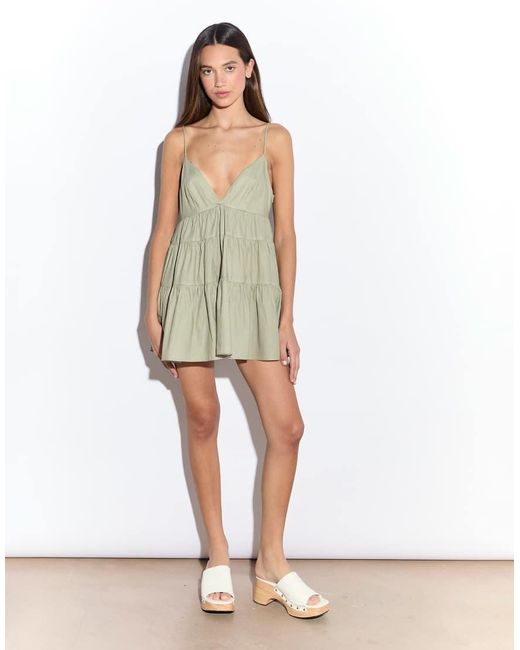 NARRATED Natural Empire Line Mini Dress