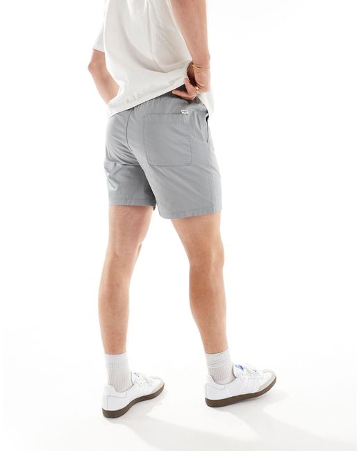 Jack & Jones White Chino Shorts Withdrawstring Waist Shorts for men