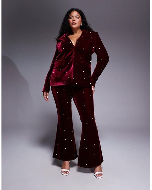 ASOS Purple Curve – elegante hose