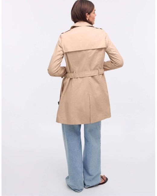 Stradivarius Blue – kurzer trenchcoat