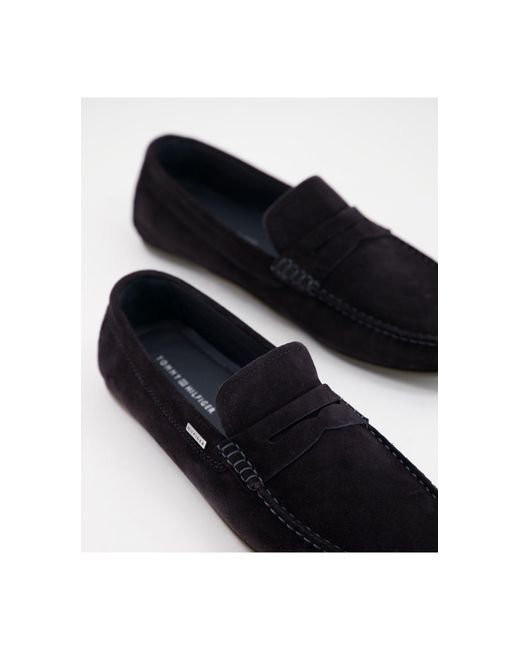 Tommy Hilfiger Classic Suede Penny Loafers in Blue for Men | Lyst Australia
