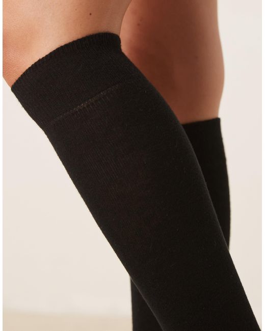 ASOS Black Knee High Socks