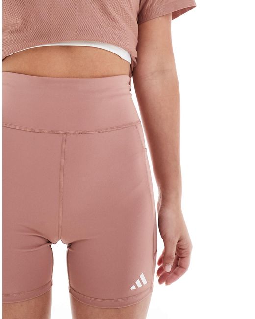 Adidas running - own the run - legging court Adidas Originals en coloris Pink