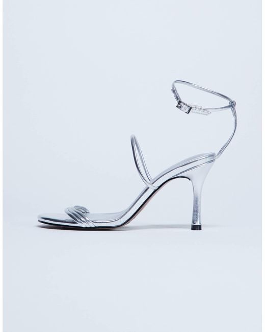 TOPSHOP Blue – abbie – riemchen-sandalen