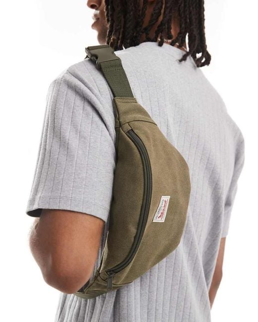 Levi's Gray Label Logo Sling Crossbody Bag for men