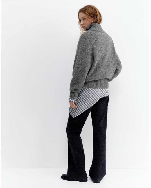 Pull&Bear Gray – strickjacke
