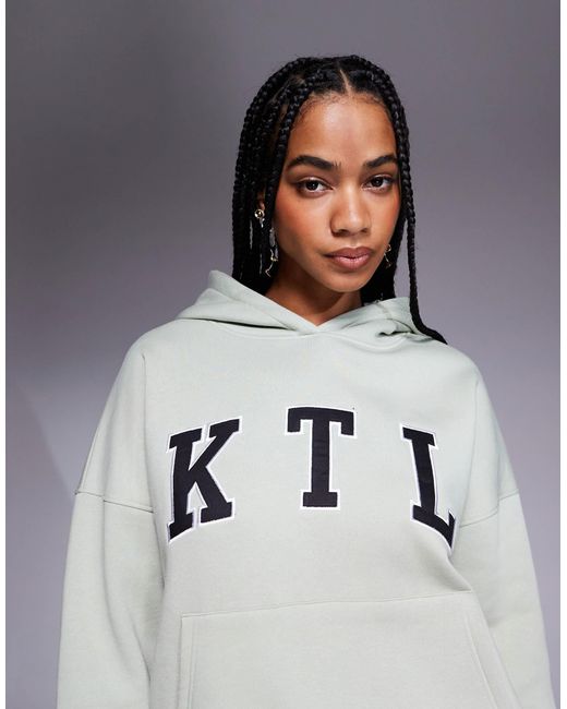 Kaiia Gray Ktl Oversized Hoodie Co-ord