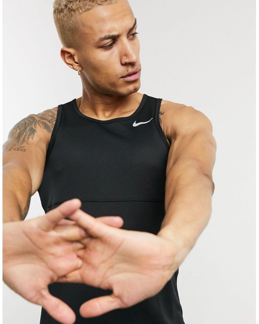 Nike Breathe Vest in Black for Men | Lyst UK