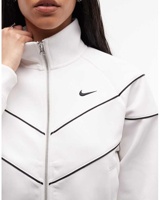 Nike White Windrunner Jacket
