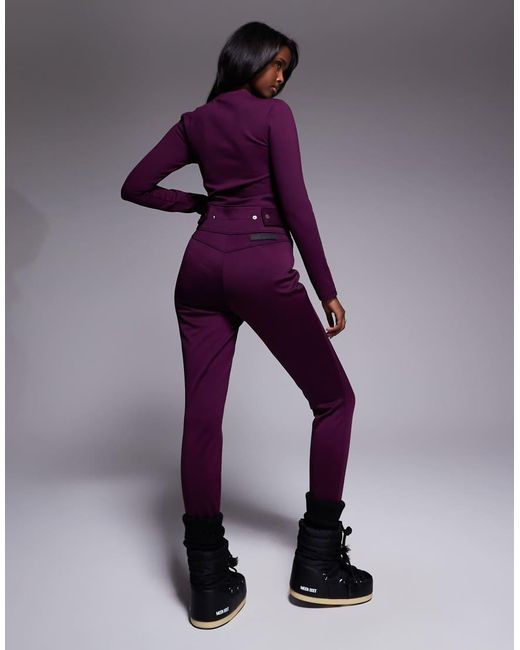 ASOS 4505 Ski & Snow Purple Asos 4505 Ski Soft Shell Water Repellent Skinny Ski Pants