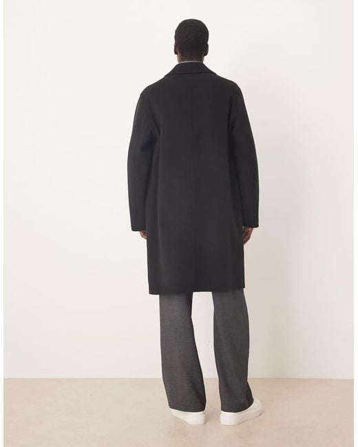 ARKET Blue Pure Wool Double Layer Overcoat for men