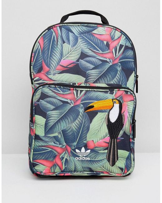 adidas Originals Originals Backpack In Tropical Print | Lyst