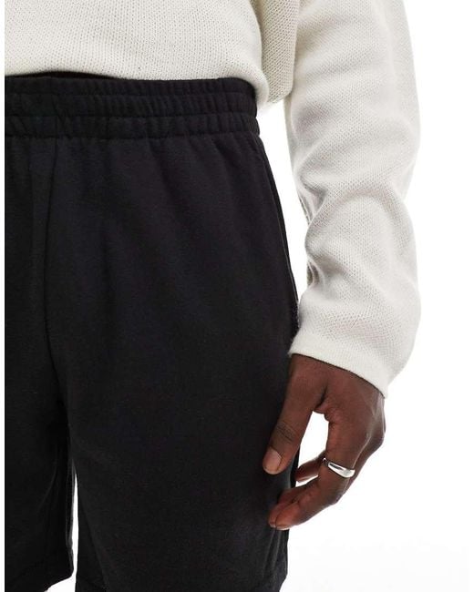 Only & Sons White Sweat Short for men