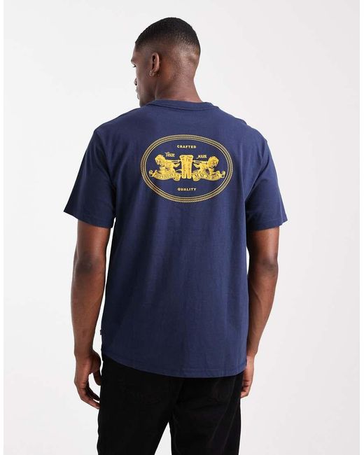 Levi's Oversized T-Shirt Met Vintage Print Van Logobadge Met 2 Paarden Op De Achterkant in het Blue voor heren