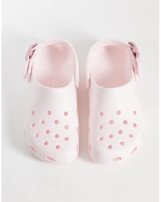 CROCSTM Pink Classic Buckle Clog