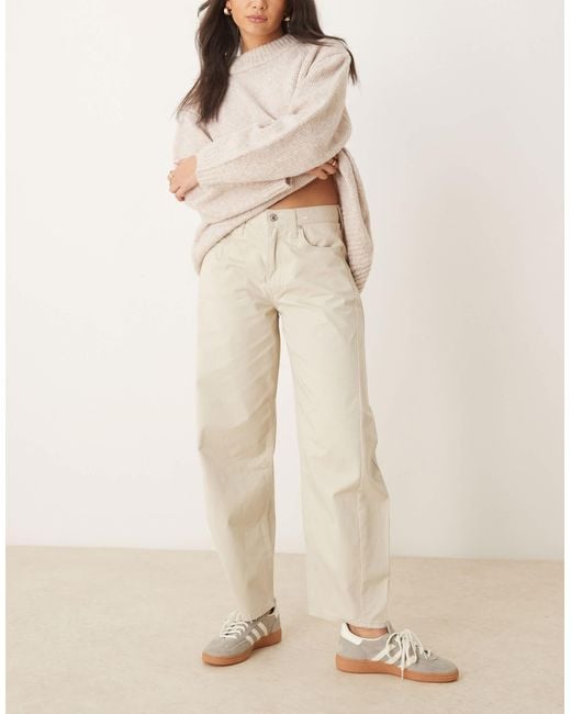 Abercrombie & Fitch Natural Barrel Balloon Pant