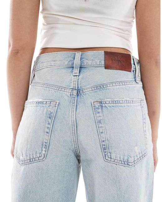 Calvin Klein Blue 90s Loose Jeans