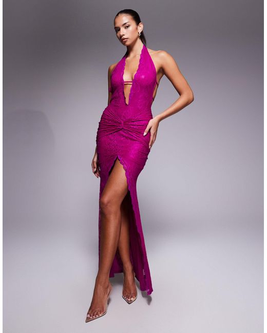 strapless open back dress Latex Midi Dress – ap0cene