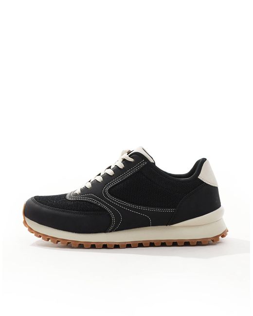 ASOS Black Retro Trainers for men