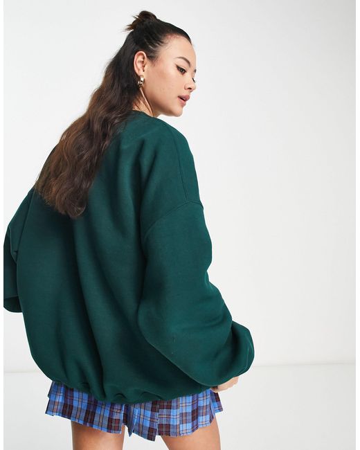 Bershka Los Angeles Sweatshirt in Green | Lyst Australia