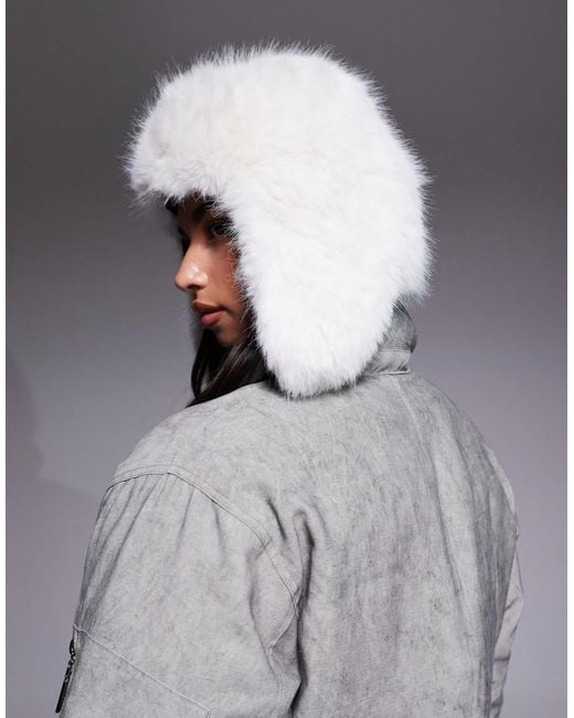 Kaiia Gray Exclusive Faux-fur Trapper Hat