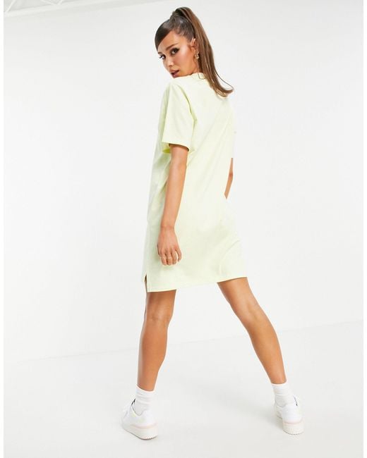 yellow adidas t shirt dress