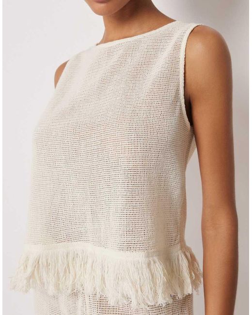 Calzedonia Natural Mesh Beach Top