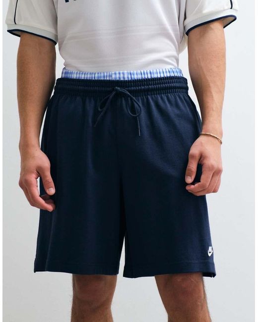 Nike White Club Knit Shorts for men