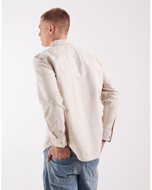 Levi's – authentic – hemd in Natural für Herren