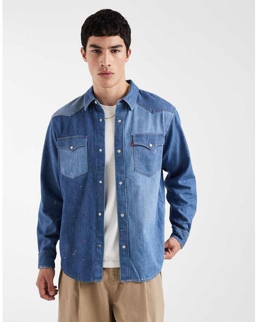 Camicia di Levi's in Blue da Uomo