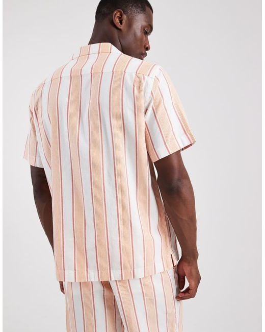 Tommy Hilfiger Pink Open Structure Shirt Co-ord for men