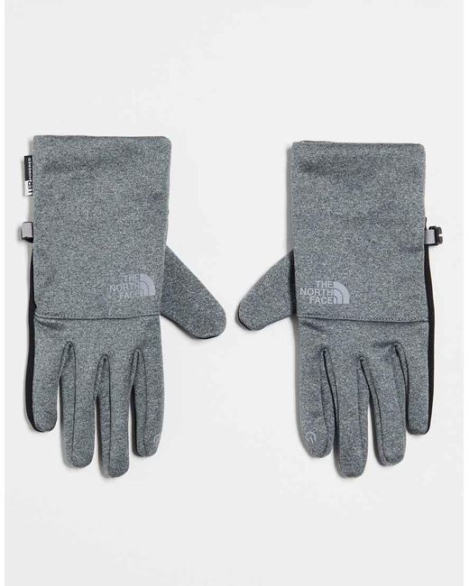 The North Face Gray Etip Touchscreen Compatible Gloves