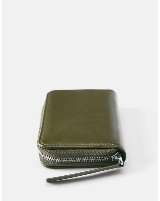 Pull&Bear Green Plain Wallet
