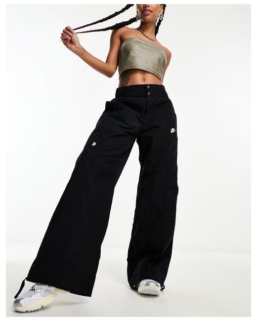 Nike Black Dance Woven Cargo Pocket Trousers