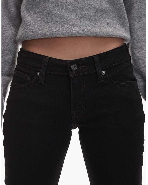Levi's Gray Superlow Bootcut Denim Jeans