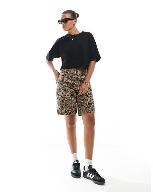 JJXX Black Oversize Crop Tee